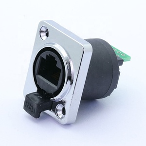PCB RJ45 mô-đun kết nối không thấm nước RJ45 nữ ổ cắm kết nối bảng điều khiển gắn kết <span class=keywords><strong>Ethernet</strong></span> PCB Kết nối mạng - Product Image 5