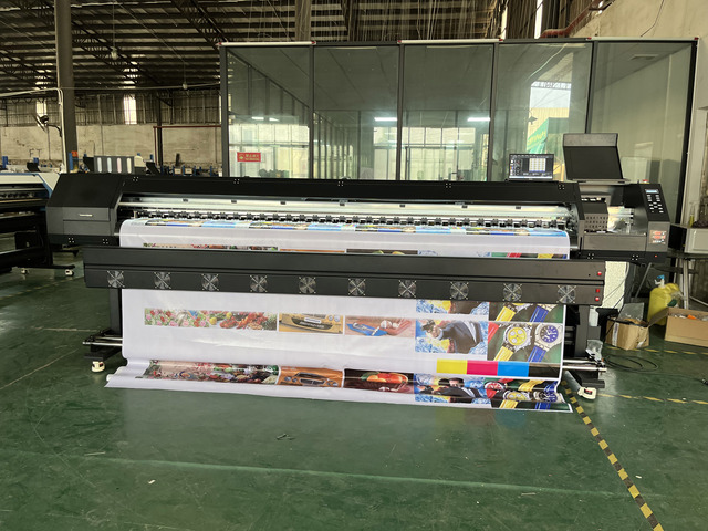 3.2m Digital Inkjet Plotter Printers With Photoprint Software,Dual or Four Eps 3200 Head Xp600 Head