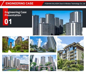 หน้าต่างบานเลื่อนอลูมิเนียมอัลลอ<span class=keywords><strong>ย</strong></span>ด์สำหรับโรงแรมอพาร์ทเมนท์สำนักงาน - Product Image 5