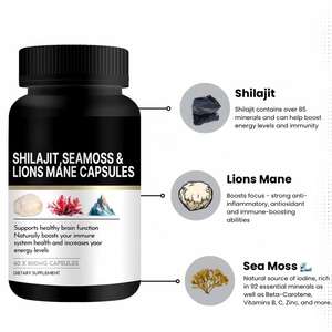 Pure Shilajit <span class=keywords><strong>Gold</strong></span> Capsules Shilajit Natuurlijk Biologisch Energie Supplement 1000mg Himalaya Shilajit Capsules voor Mannen - Product Image 3