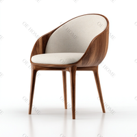 Chaises de salle à manger modernes en bois massif, confortables, avec revêtement en cuir, convertibles, meubles pour la maison, le bureau et la cuisine
