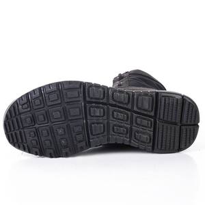 DFT0302 Kenya Black Tactical <b>Boots</b> Men High‑Top Tactical <b>Boots</b> Side Zipper Design Suede Fabric Lightweight Non‑Slip - Product Image 3