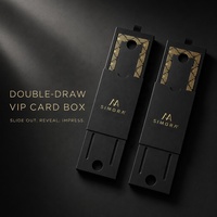 Boîtes à cartes coulissantes personnalisées avec pochette coulissante pour cartes de crédit, emballage de cartes coulissant, enveloppe pour cartes