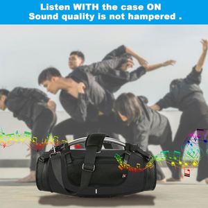Échantillon gratuit : Sac isotherme pour haut-parleur Bluetooth 21L avec isolation thermique pour la musique et les rafraîchissements en bord de mer - Product Image 3