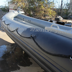 26FT 800 CE Bateau gonflable <span class=keywords><strong>semi</strong></span>-<span class=keywords><strong>rigide</strong></span> Hypalon fibre de verre rameur nervures Yacht utilisé pour moteur hors-bord - Product Image 6