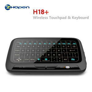 Bàn Phím Không Dây Mini H18 Chuột Cảm Ứng Bay Hơi Bộ Điều Khiển Bàn Cảm Ứng Toàn Bộ 2.4G Đèn Nền Bán Chạy Đèn Nền Usb 2.4Ghz Để Bàn - Product Image 3