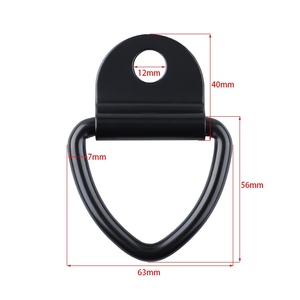 V-hình kéo vòng kim loại móc xe tải sửa chữa vòng cho Trailer off-road xe ô tô khoang tam giác dây móc Tie-xuống Neo - Product Image 3