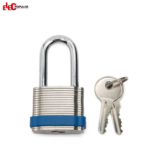 Elecpopular thiết bị công nghiệp xi lanh khóa màu xanh nhiều lớp thép không gỉ an toàn ổ khóa cứng thép còng chìa khóa chủ - Product Image 5