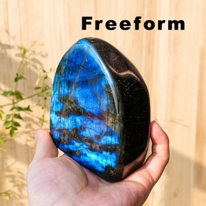Vente en gros de pierre <span class=keywords><strong>Labradorite</strong></span> bleue polie de forme libre pour décoration cadeaux sculpté gravure souvenir d'amour - Product Image 4
