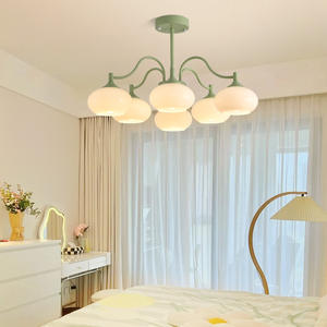 Luminaire suspendu moderne minimaliste français créatif et crémeux de taille moyenne pour salon, salle à manger, chambre à coucher, villa principale - Product Image 3
