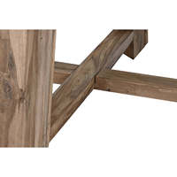TABLE À MANGER EN TECK RECYCLÉ 160X160X78 Ronde