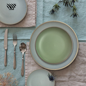 Juego de Platos de Gres Mate Multicolor, Nuevo, Ecológico, Duradero, Apto para Lavavajillas, <span class=keywords><strong>Vajilla</strong></span> para el Hogar, Cafeterías y Hoteles - Product Image 4