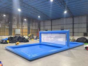 Terrain de volley-ball gonflable en PVC pour <span class=keywords><strong>piscine</strong></span> et plage, idéal pour les sports nautiques et les occasions en mer, option de <span class=keywords><strong>location</strong></span> pour les jeux sportifs - Product Image 2