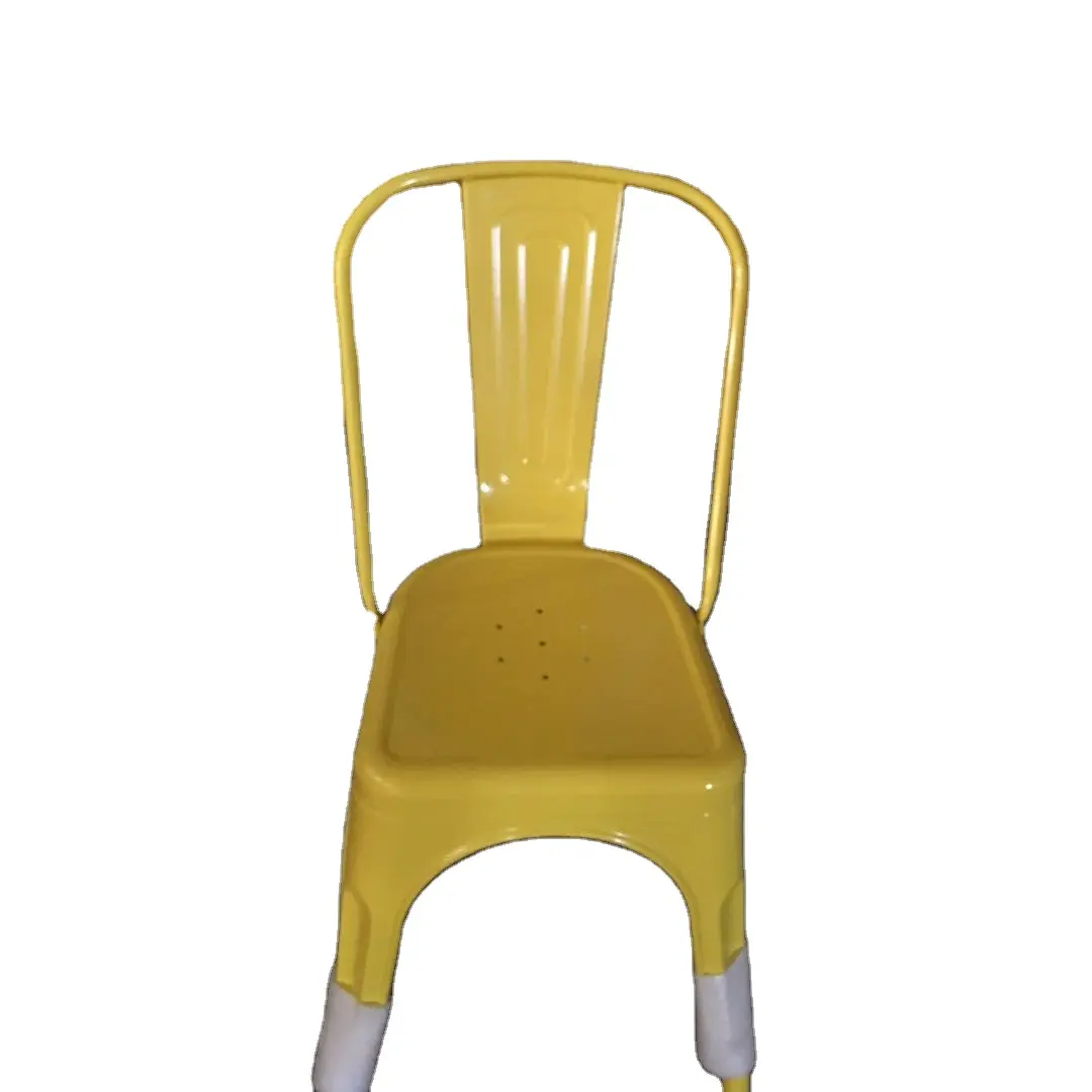 Bright Yellow Color Restaurtant Furniture Modern Dining Chair