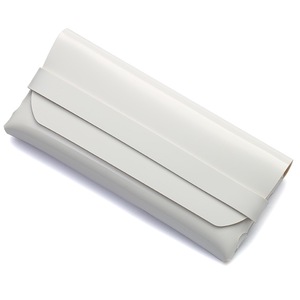Étui à lunettes de soleil en cuir PU, sac de rangement rectangulaire noir et blanc, Portable pour la Protection des lunettes - Product Image 4