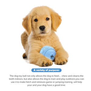 Treat เครื่องจ่ายอาหารซอฟท์ปลอดสารพิษลูกยางสุนัขของเล่นลูกสุนัข - Product Image 4