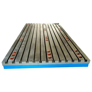 factory price cast iron surface plate with t slot iron surface plate