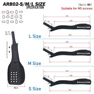 Winowsports Cintre de Repos en Carbone TT Modèle ARB02 Fixation Rapide <span class=keywords><strong>Prolongateurs</strong></span> de Guidon Aéro Pièces de Vélo de Route pour <span class=keywords><strong>Triathlon</strong></span> Contre-la-Montre - Product Image 6