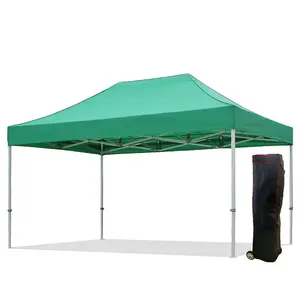 Promosyon fuar çadırı 10x20 ft açık taşınabilir su geçirmez dayanıklı katlanır Pop Up Gazebo gölgelik etkinlik çadırı