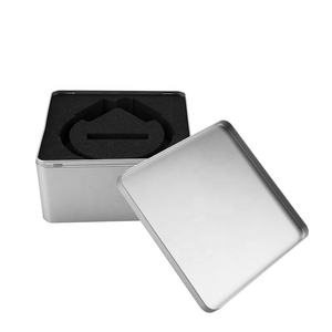 Квадратная металлическая коробка для хранения подарков и продуктов - Product Image 5