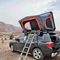 Tente de toit rigide en aluminium pour camping en plein air, pour SUV, camion, tente de toit imperméable pour voiture, tentes de toit rigides pour le camping en plein air