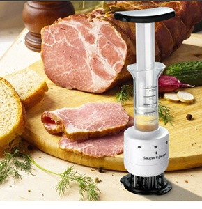 Aguja multifuncional para ablandar carne, inyector de carne de acero inoxidable, jeringa para marinar y dar sabor, herramientas de cocina - Product Image 3