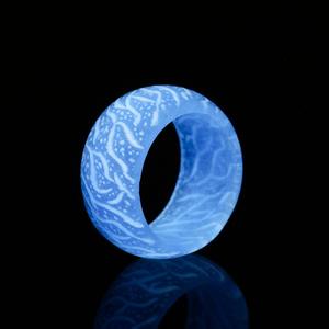 Mode Vielseitig Cool Muster Licht Ring, Glow In The Dark Ring - Product Image 3