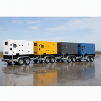 Groupe électrogène diesel JSST avec filtre à air 250 kVA 50 Hz, monté sur remorque, pour alimentation électrique extérieure