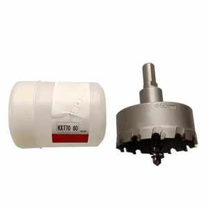 Kit de scie cloche à ressort avec mandrin coupe métal <span class=keywords><strong>bois</strong></span> plastique pour un <span class=keywords><strong>bricolage</strong></span> rapide et efficace et une perceuse à usage professionnel - Product Image 3