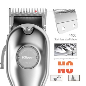 IClipper-K6 <span class=keywords><strong>professionale</strong></span> in acciaio inox elettrico <span class=keywords><strong>tagliacapelli</strong></span> ABS USB ricaricabile per auto RV casa <span class=keywords><strong>barba</strong></span> taglio noi/UK - Product Image 4