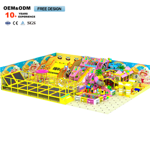 Commercial Indoor Children's Playground with Multi-Facility Amusement Park <b>Trampoline</b> Ball Pool Slide - Product Image 1