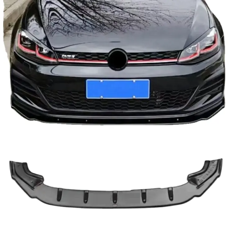 Лидер продаж, дизайнерские пластиковые глянцевые черные передние бамперы для R-LINE VW Golf 7,5 R, 1 шт.
