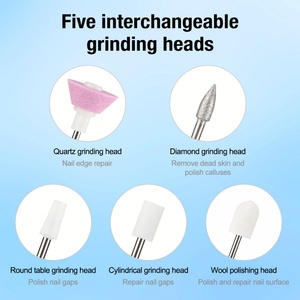 Kit de Manicura Portátil Esencial para el Verano, Pulidora de Uñas, Mini Taladro Inalámbrico para Uñas, Cuidado Personal, Electrodomésticos - Product Image 5