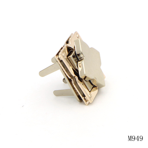 Cierres Metálicos de Calidad para Bolsos, Cierre de Metal de Aleación de Zinc con Forma de Flor de 35 mm, Cierre Giratorio para Herrajes de Bolsos - Product Image 3