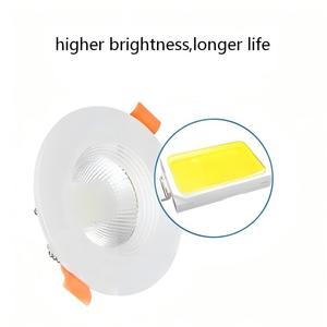 Iluminación LED COB Empotrada en el Techo, Ultra Delgada y Moderna, para Interiores, Construcción de Aluminio, 3000K-6500K, Uso en Oficinas, 7W-30W - Product Image 2