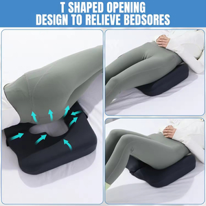 Bantal Nyeri Tulang Ekor Desain Terpisah - Bantal Pereda Tekanan Bentuk T untuk Nyeri Tulang Ekor, Wasir, Pasca Operasi - Product Image 5