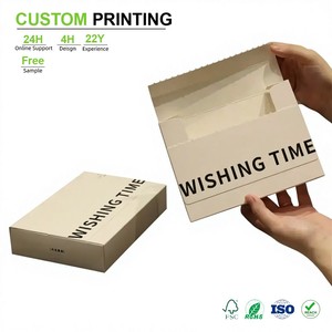 Cajas de Cartón Plegables Ecológicas Preperforadas con Tira de Apertura, Logotipo Personalizado en Relieve, Entrega Exprés de Paquetes Pequeños, Desempaquetado sin Complicaciones - Product Image 1