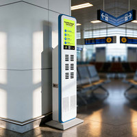 Borne de recharge commerciale à code QR pour distributeur automatique, 48 emplacements, batterie Li-Polymère 15W 7200mAh, écran 43 pouces