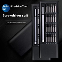 Jeu de tournevis multifonctions Phillips S2 Bits de précision 24/25-en-1 pour la réparation de lunettes d'ordinateur de téléphone Support personnalisé OEM