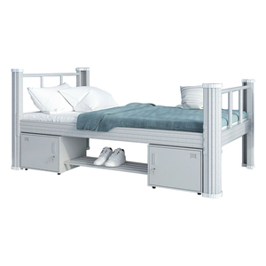 Meubles de chambre à coucher, <span class=keywords><strong>lit</strong></span> superposé <span class=keywords><strong>avec</strong></span> <span class=keywords><strong>bureau</strong></span>, <span class=keywords><strong>lit</strong></span> superposé en métal pour enfants - Product Image 4