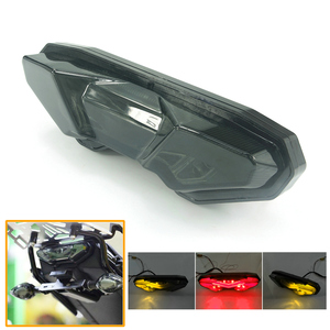 Luz Trasera LED Integrada Lavitin con Intermitentes Ahumados para YAMAHA FZ09 2014-2016 <span class=keywords><strong>MT10</strong></span> FZ10 2017-<span class=keywords><strong>2021</strong></span> - Product Image 1