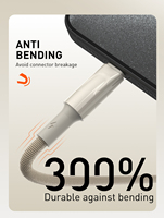 Câbles de charge rapide 50W LDNIO LS342 pour téléphone portable, câbles de données, type C, charge et synchronisation, câble de chargeur Micro USB C