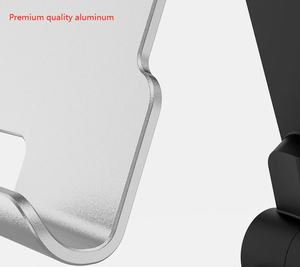 Soporte de teléfono móvil portátil de aleación de aluminio OEM, alta calidad, antideslizante, fuerte, para tableta ipad y ordenador portátil - Product Image 5
