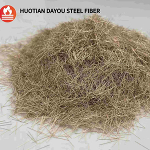 Fibre d'acier cuivrée à haute élasticité pour la reconstruction et l'extension des autoroutes, base de chaussée - Product Image 1