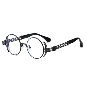 แว่นกันแดดทรงกลมสไตล์วินเทจ โซโจส คลาสสิค กอธิค สตีมพังก์ แฟชั่น ฮิปฮอป - Product Image 6