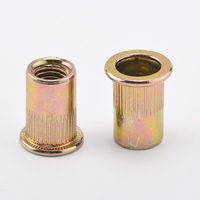 Zinc hexagonal fraisé personnalisé en usine M6 X 16 Mm extrémité fermée hexagonale Ss304 demi-écrou de rivet de fixation interne externe