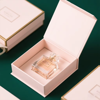 Boîte cadeau rigide magnétique noire de luxe personnalisée, en carton, avec rabat, avec insert en éponge pour portefeuille, parfum