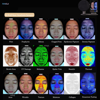 Analyseur de peau M17, scanner facial, analyseur de peau professionnel, analyseur de peau esthétique, appareil facial