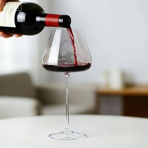 Luxe Super Mince Cristal Bourgogne Verre À Vin Grand Verre Grand Potbelly Verre Gobelet Vintage <span class=keywords><strong>Bordeaux</strong></span> À La Main Cristal Gobelet Tasse - Product Image 5