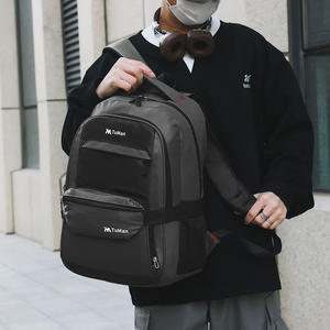 Large Capacity Waterproof Backpack Students Casual Double Shoulder Bag Polyester Wholesale for School - Product Image 3